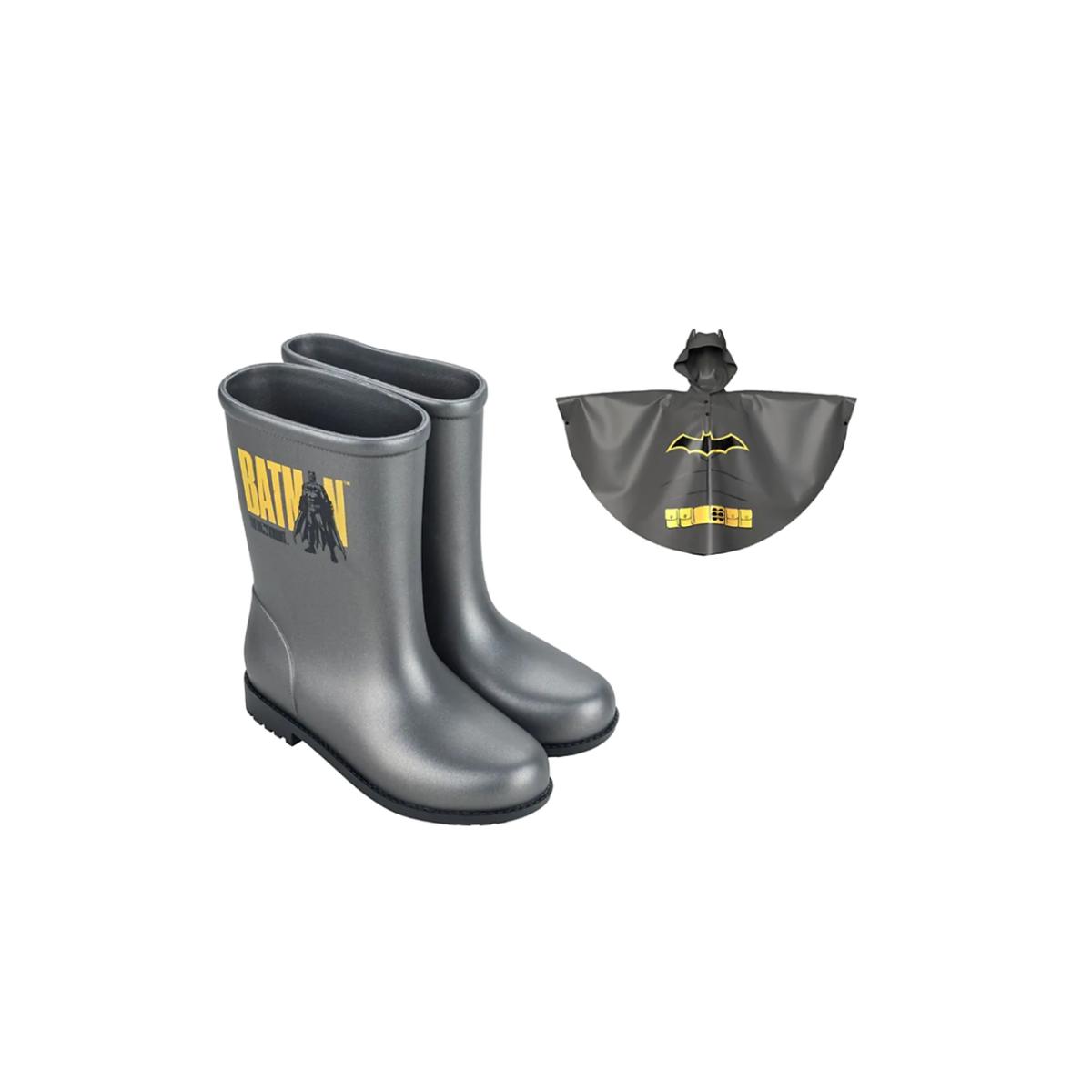 Galocha Infantil Batman e Capa de Chuva Grendene 019885