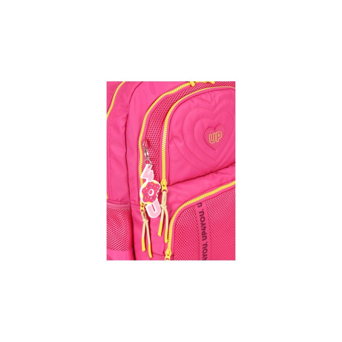 Imagem 4 do produto Mochila Costa Feminina Juvenil Chaveiro Up4you 022357