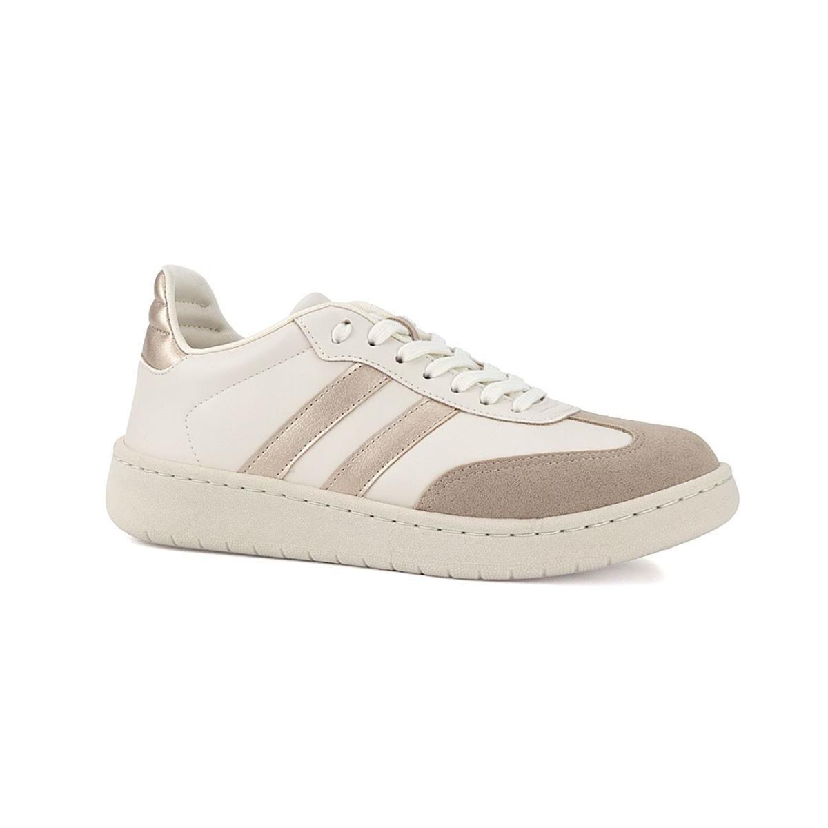 Imagem 1 do produto Tênis Feminino Casual Listra Metalizada Santinelli 020489