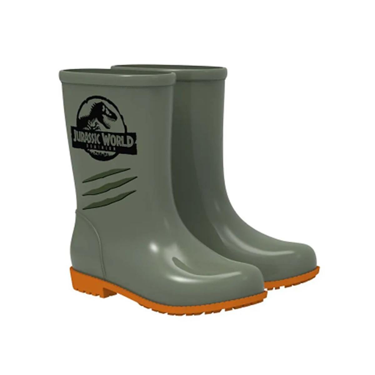 Imagem 1 do produto Galocha Jurassic World Verde/Laranja Grendene