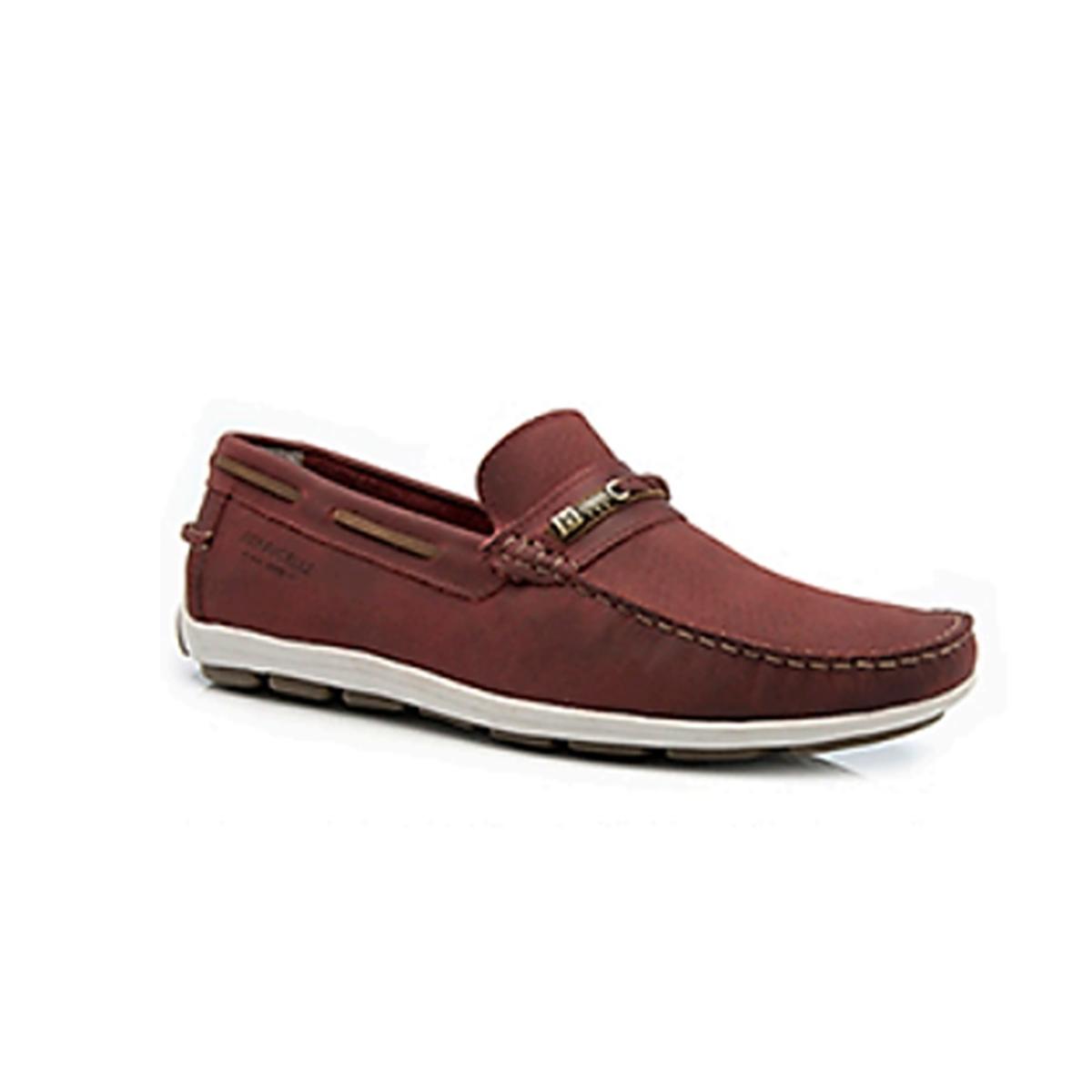 Imagem 1 do produto Mocassim Masculino Couro Vermelho/Camel Ferricelli