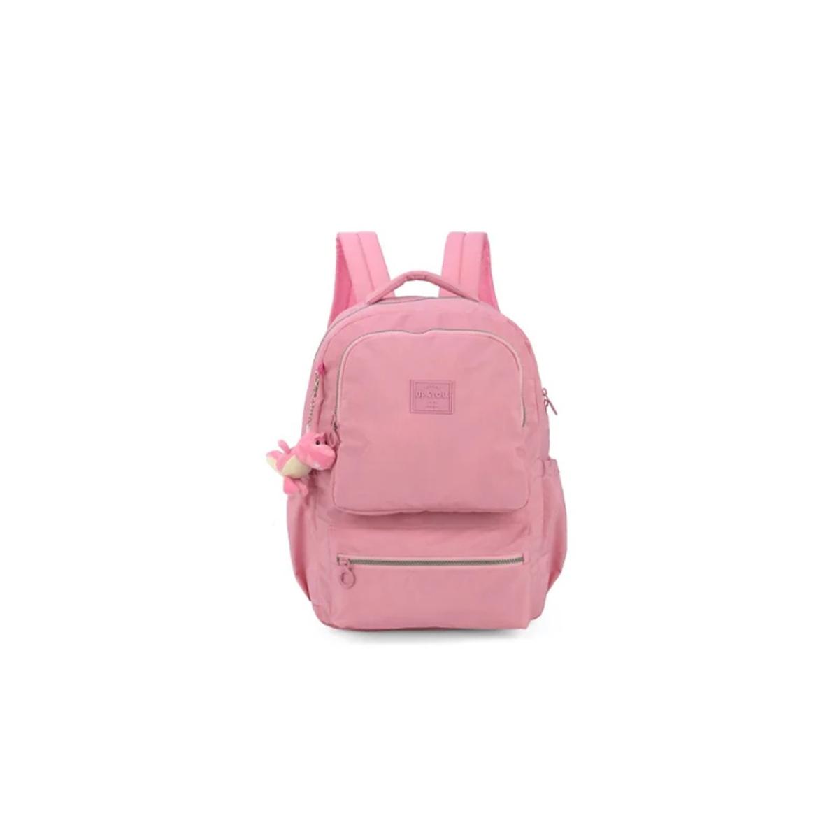 Imagem 1 do produto Mochila Escolar Juvenil Rosa Up4you