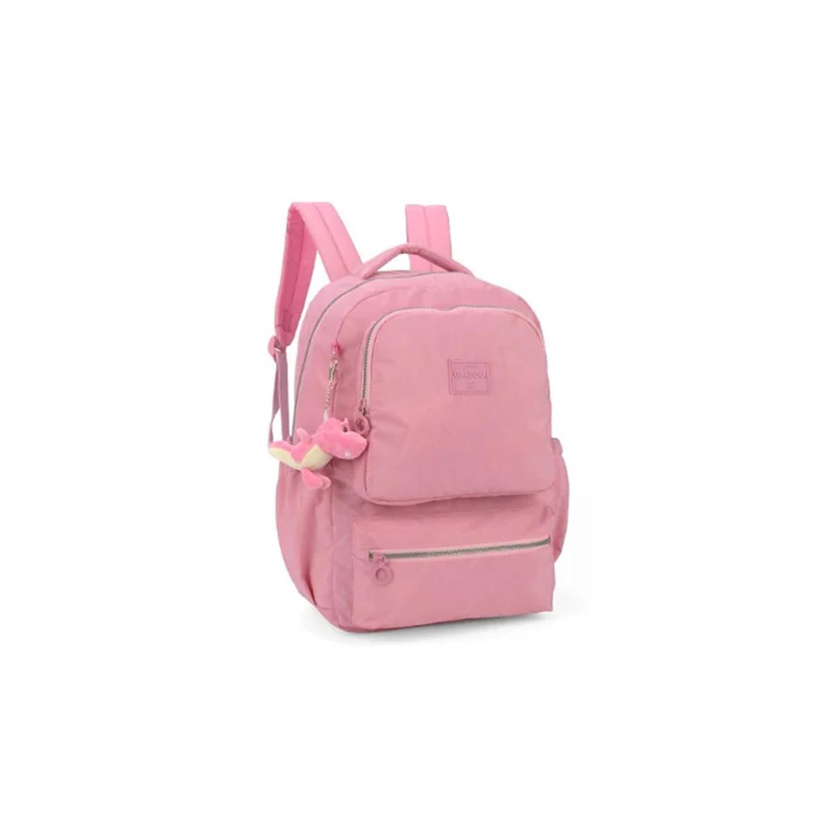 Imagem 2 do produto Mochila Escolar Juvenil Rosa Up4you