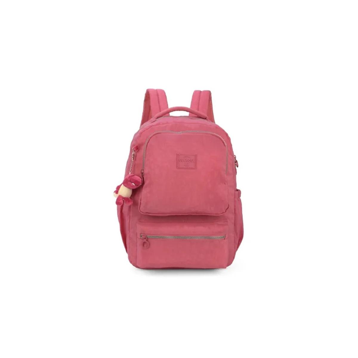 Imagem 1 do produto Mochila Feminina Escolar Rosa-Escuro Up4you