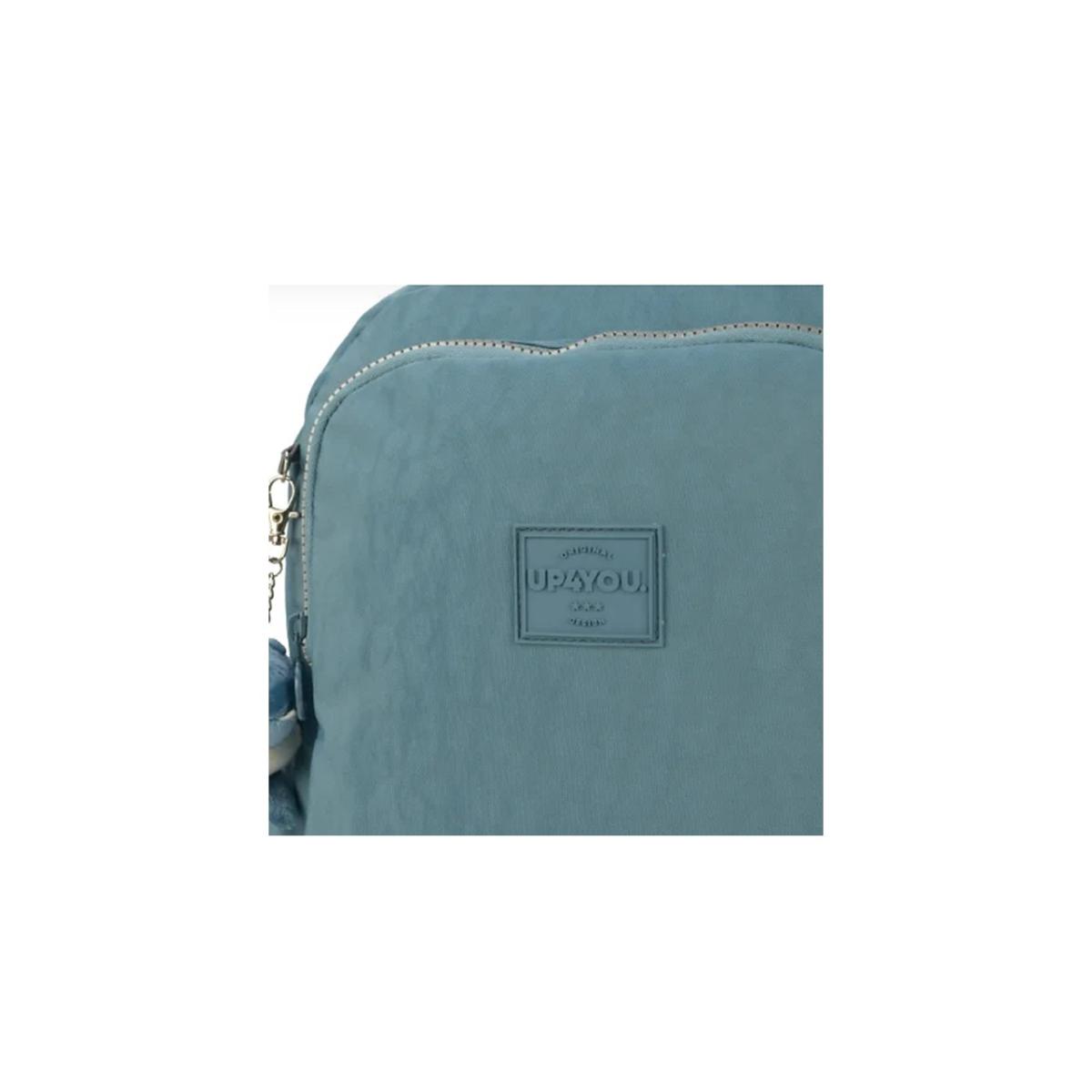 Imagem 4 do produto Mochila Escolar Juvenil Crinkle Notebook Azul  Up4you