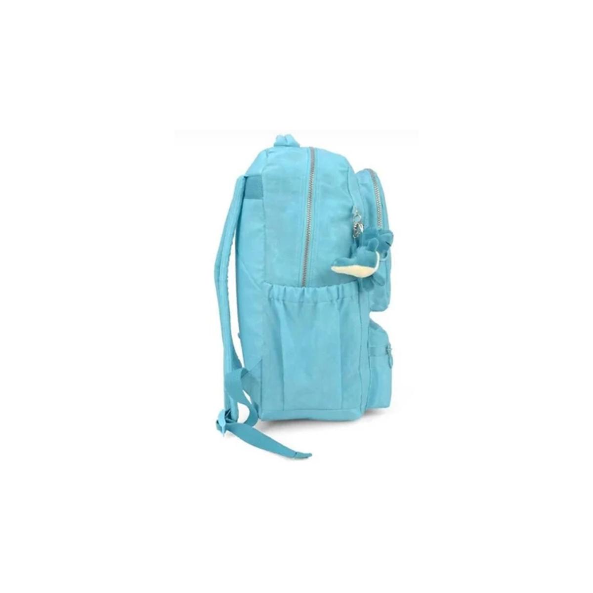 Imagem 3 do produto Mochila Juvenil Costas Crinkle Laptop Turquesa Up4you