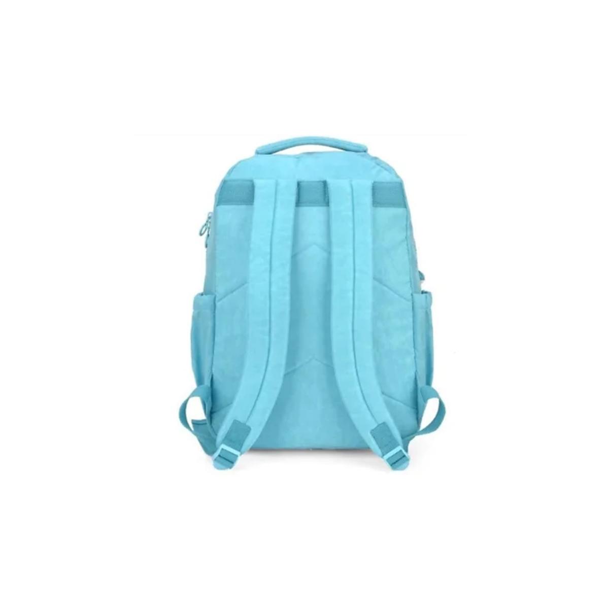 Imagem 4 do produto Mochila Juvenil Costas Crinkle Laptop Turquesa Up4you