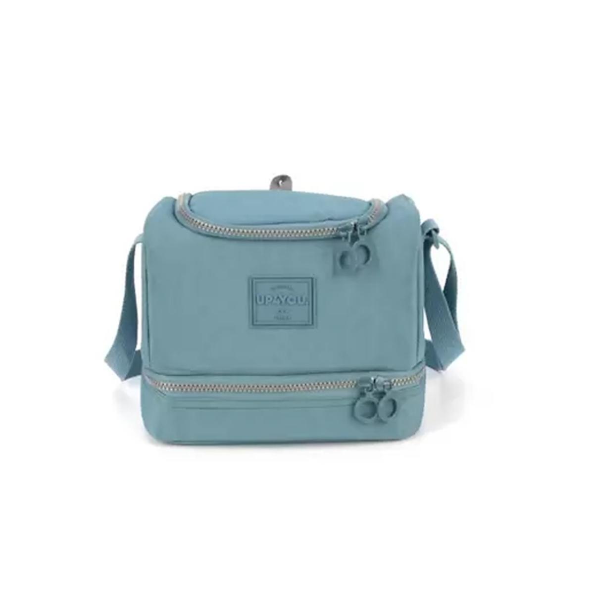 Imagem 2 do produto Lancheira/Bolsa Térmica 2 Compartimentos Azul Up4you