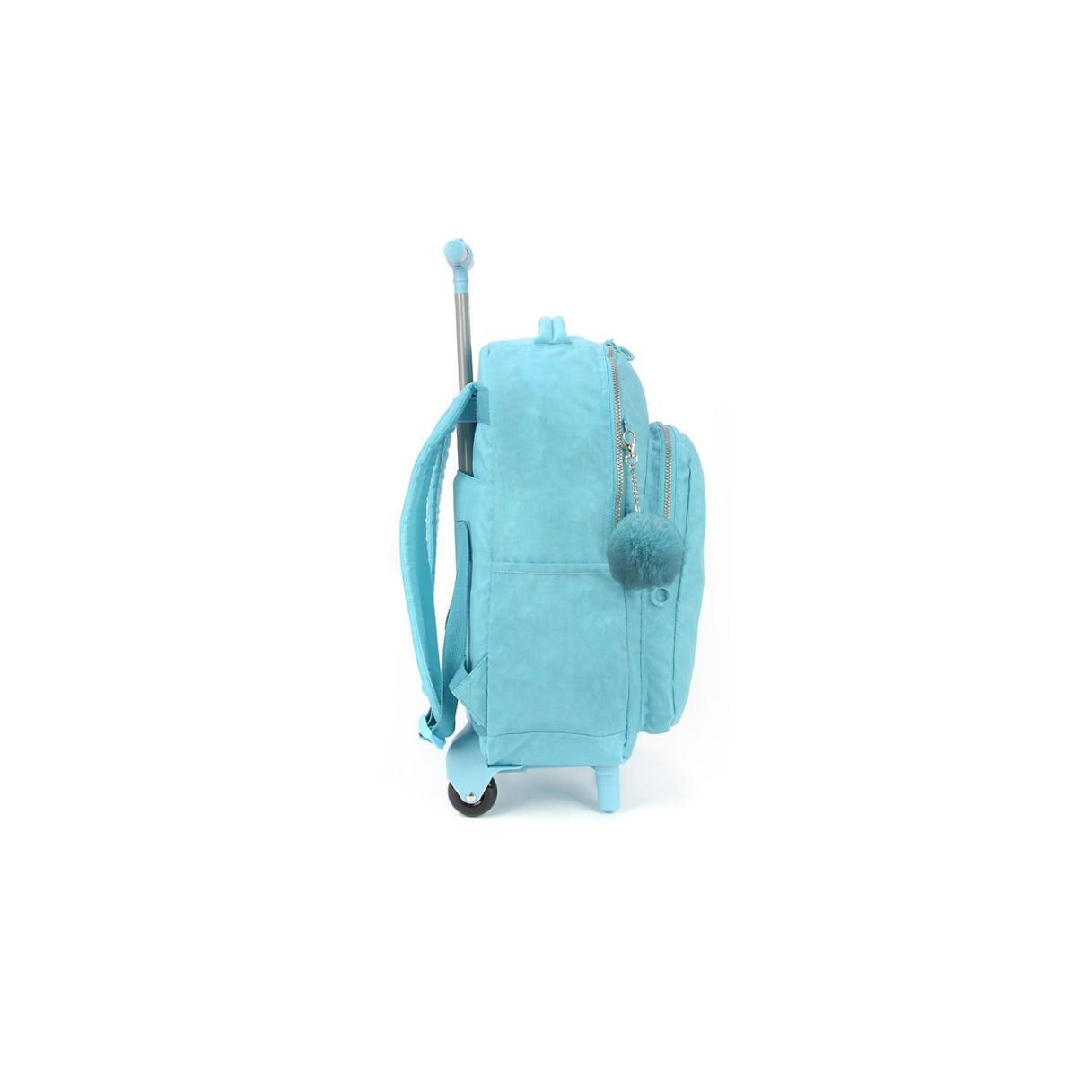 Imagem 3 do produto Mochila Juvenil Rodinha Turquesa Up4you