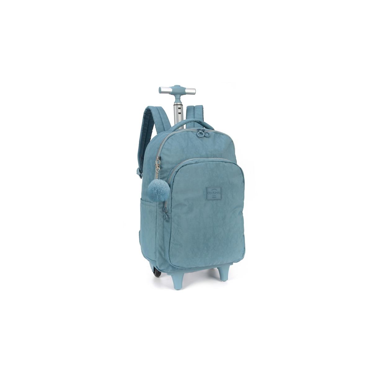 Imagem 2 do produto Mochila Escolar Rodinha Azul Petróleo Up4you