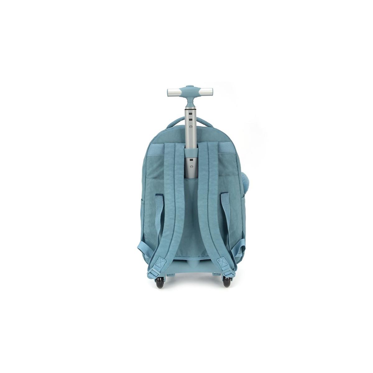 Imagem 4 do produto Mochila Escolar Rodinha Azul Petróleo Up4you