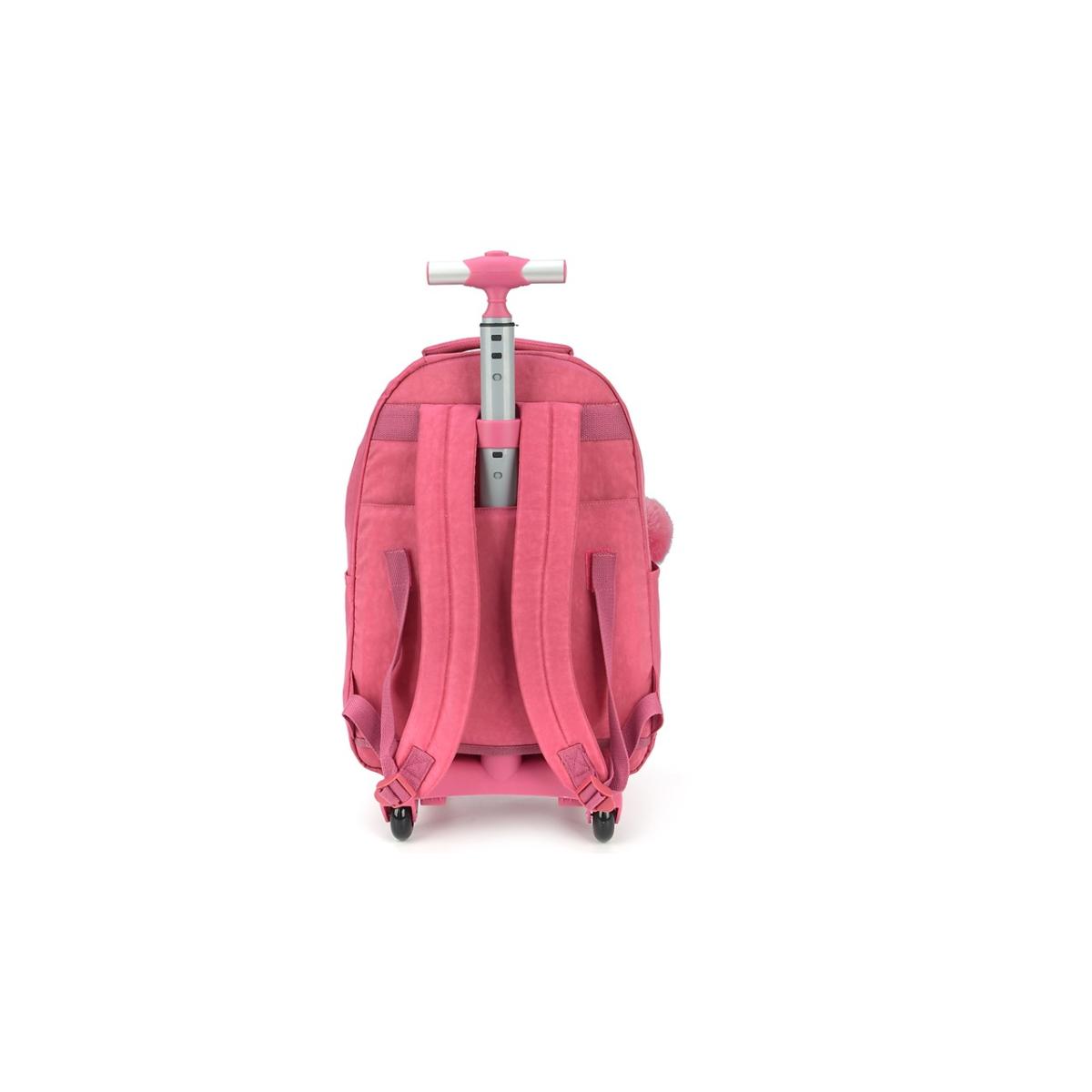Imagem 4 do produto Mochila Juvenil Rodinha Chaveiro Vinho Up4you