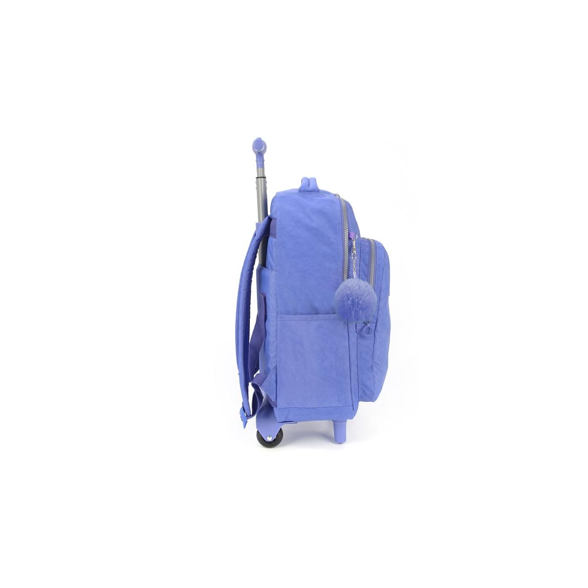 Imagem 3 do produto Mochila Escolar Juvenil Rodinha Violeta Up4you