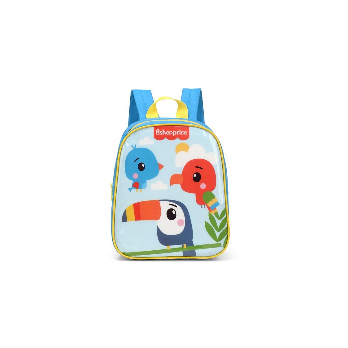 Imagem 1 do produto Mini Mochila Escolar Infantil Azul/Amarelo Fisher-Price