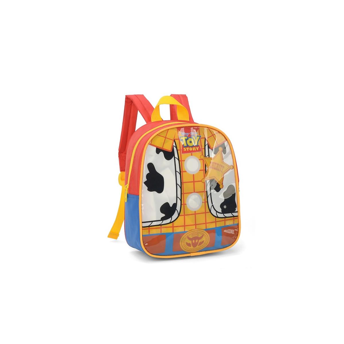 Imagem 2 do produto Mini Mochila Pré-escolar Toy Story Azul/Vermelho Luxcel