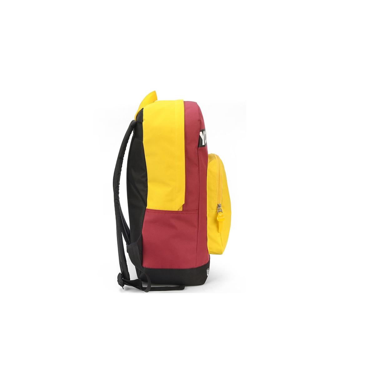 Imagem 3 do produto Mochila Unissex Juvenil Costas Vermelho/Amarelo Up4you