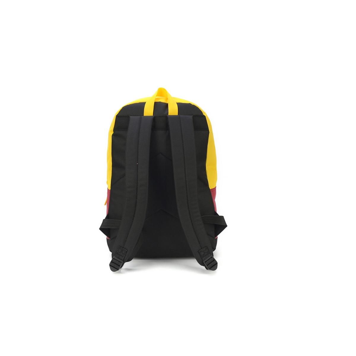 Imagem 5 do produto Mochila Unissex Juvenil Costas Vermelho/Amarelo Up4you