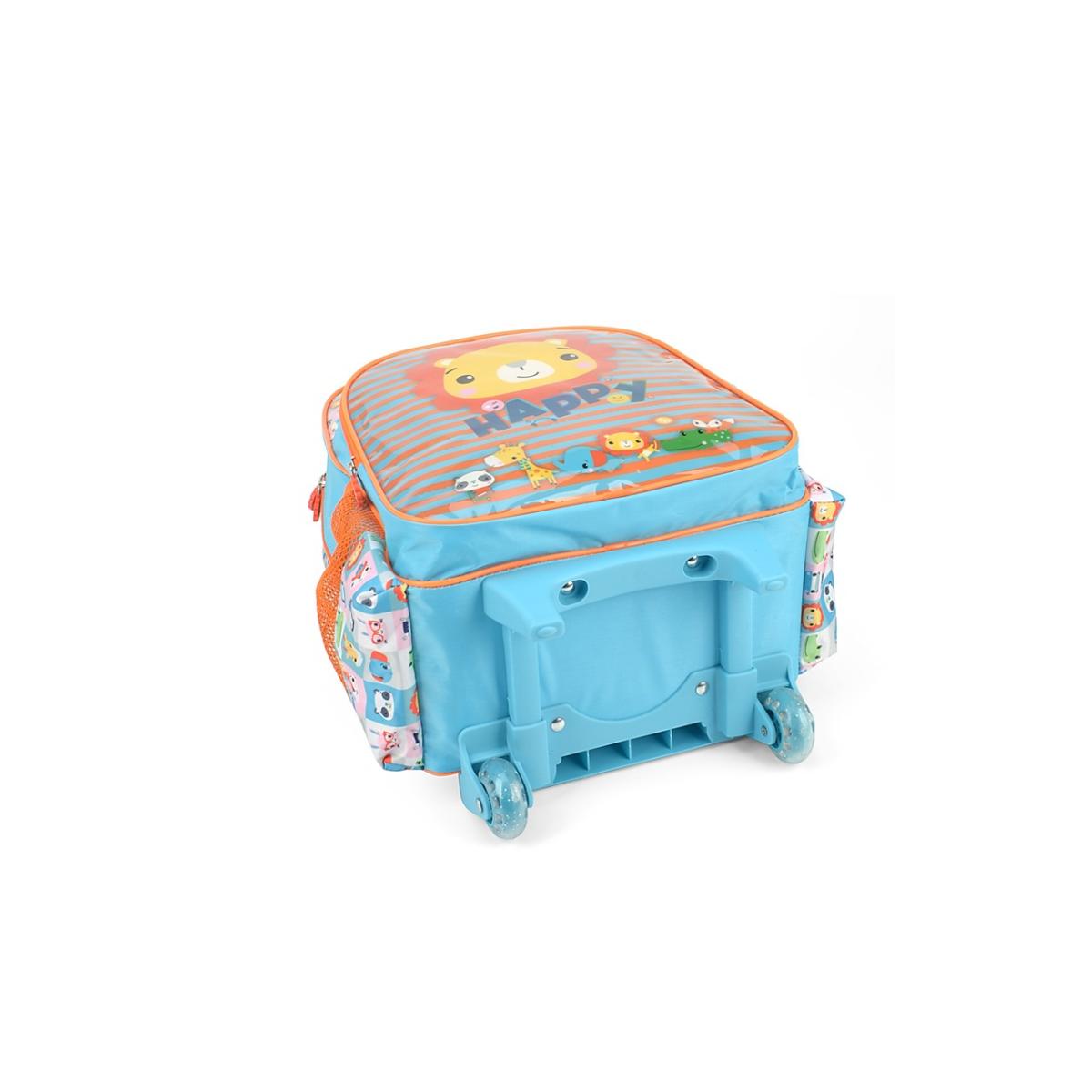 Imagem 6 do produto Mochila Pré-escolar Rodinha Azul/Laranja Fisher-price