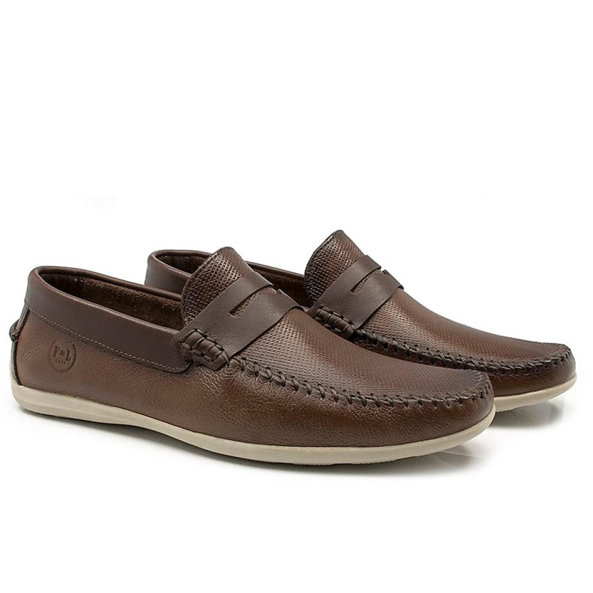 Imagem 2 do produto Mocassim Masculino Mouro/Marrom Ferricelli