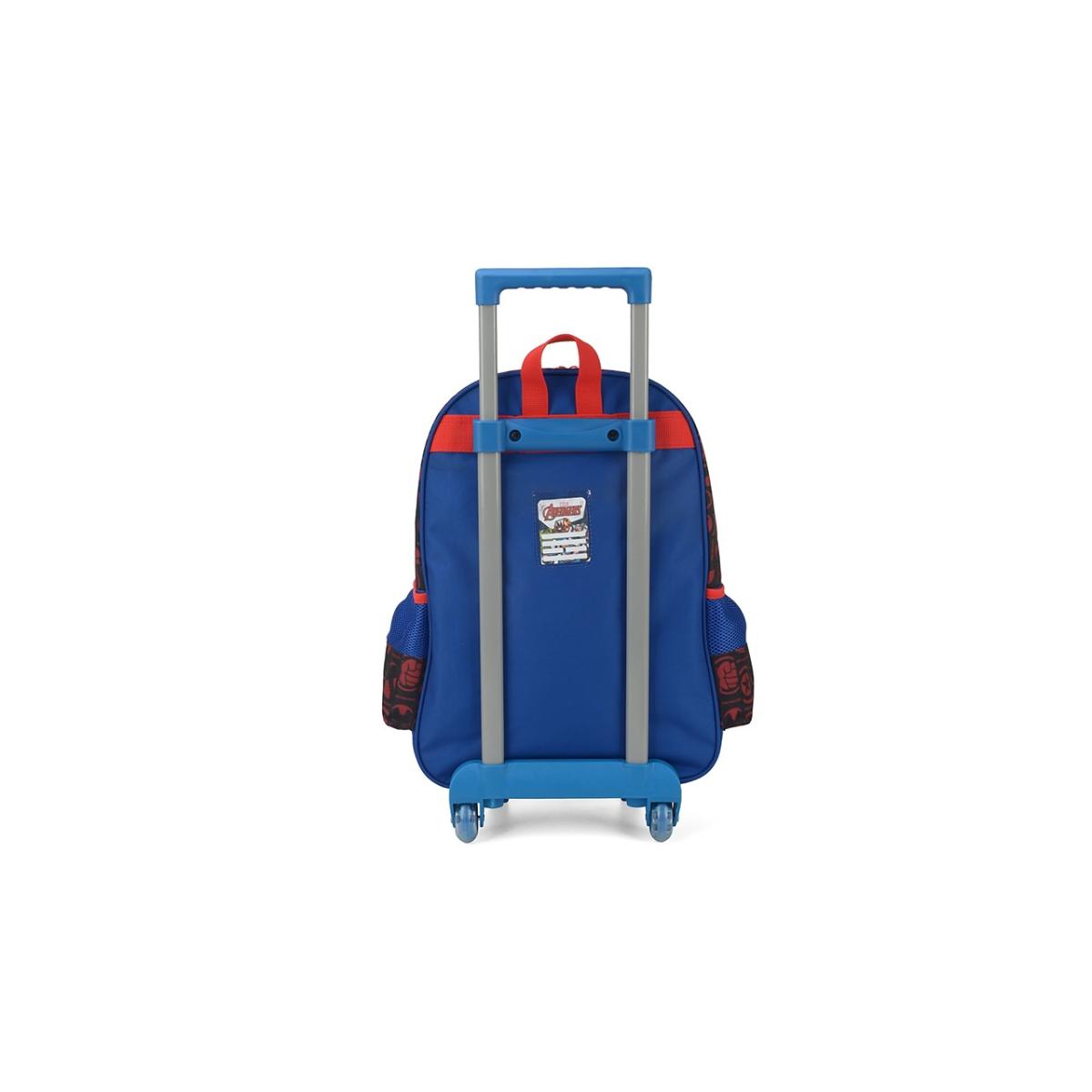 Imagem 4 do produto Mochila Rodinha Meninos Capitão América 3D com Escudo Luxcel