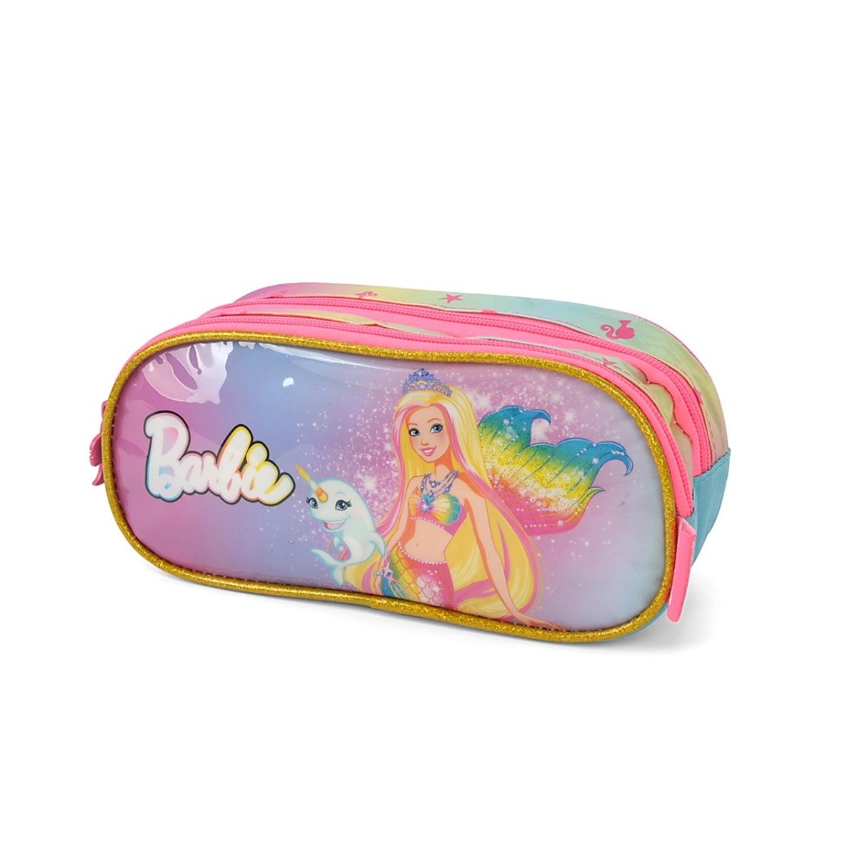 Imagem 2 do produto Estojo Escolar Duplo Barbie Luxcel