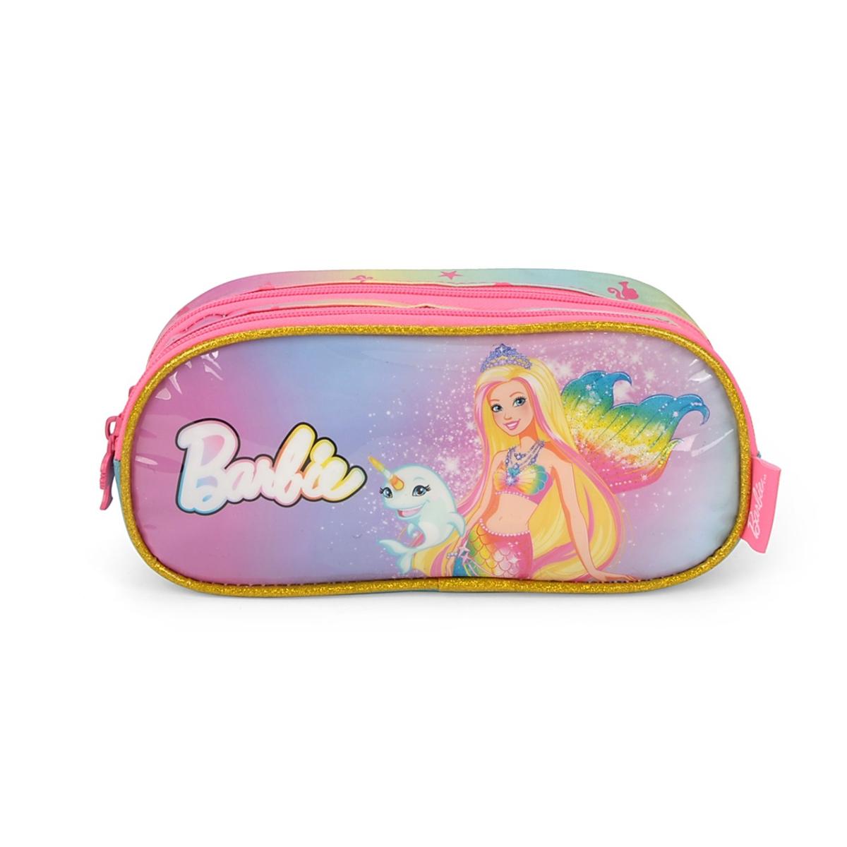 Imagem 1 do produto Estojo Escolar Duplo Barbie Luxcel
