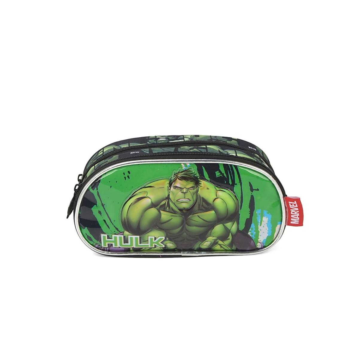 Imagem 1 do produto Estojo Escolar Duplo Hulk 3D Luxcel