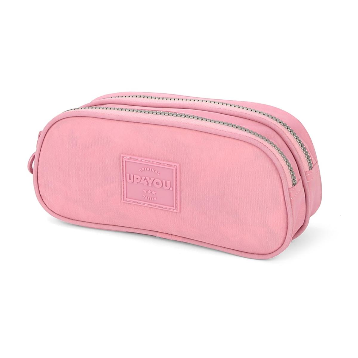 Imagem 2 do produto Estojo Feminino Duplo Rosa Up4you