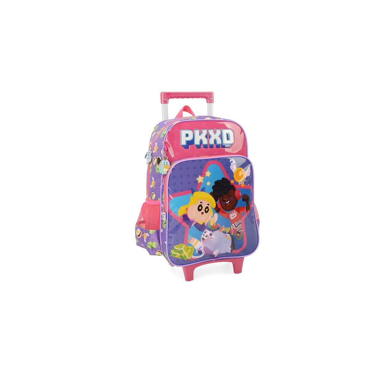 Imagem 1 do produto Mochila Infantil Rodinha Violeta /Pink PKXD Luxcel
