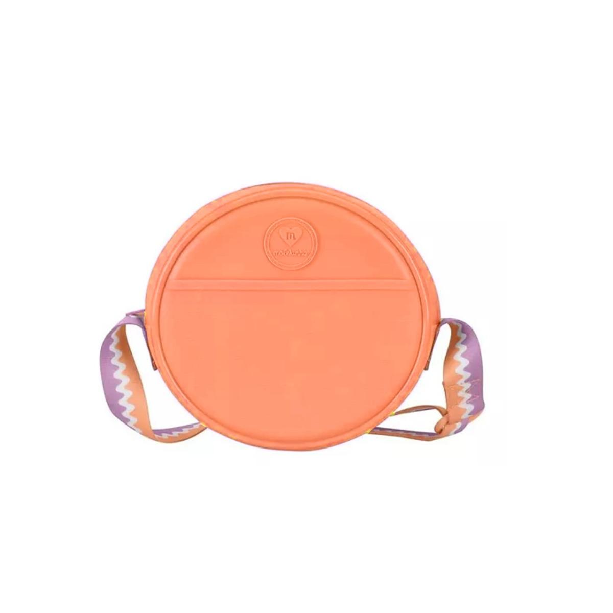 Imagem 1 do produto Bolsa Feminina Infantil Transversal Redonda Laranja Molekinha