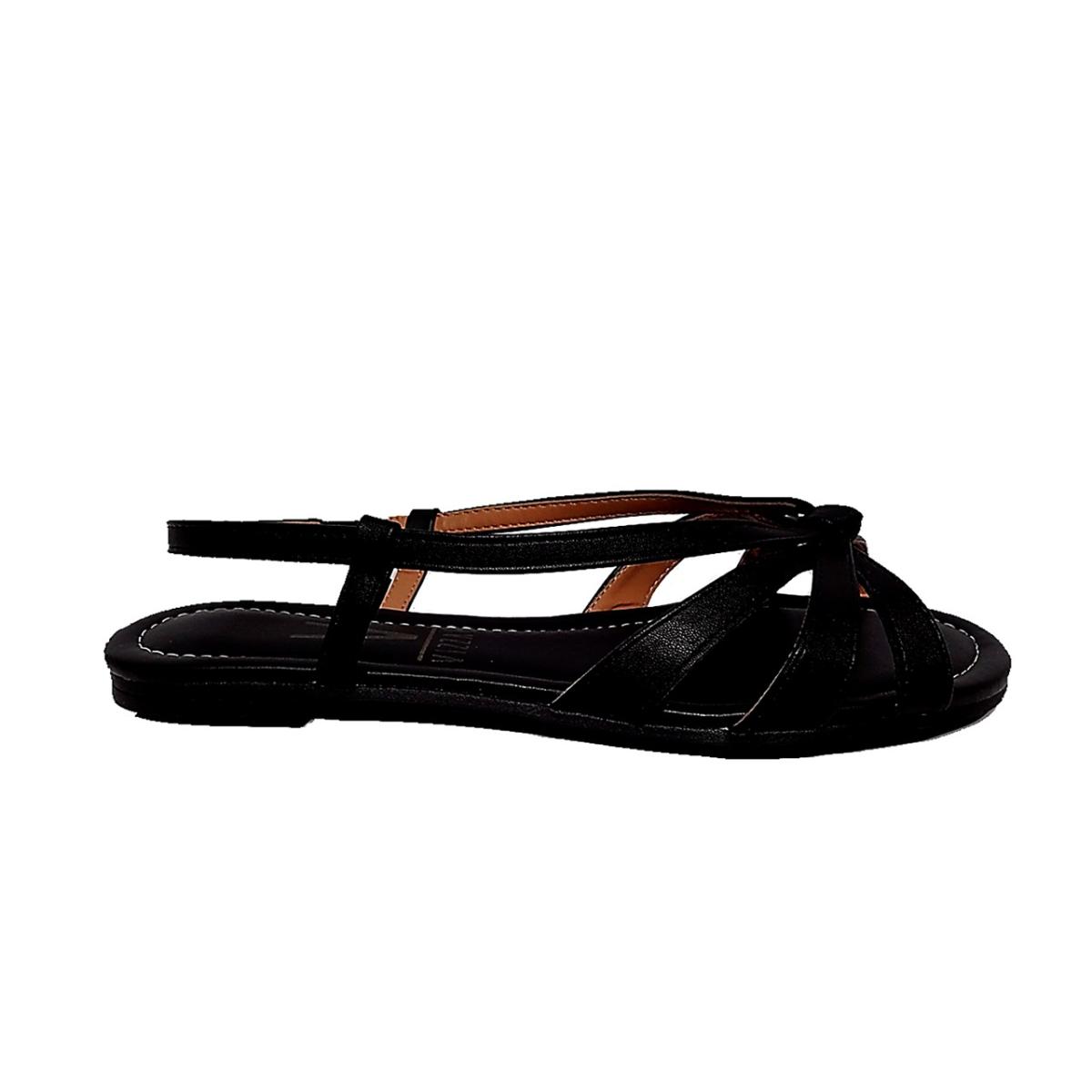 Imagem 1 do produto Sandália Feminina Tiras Preta Vizzano