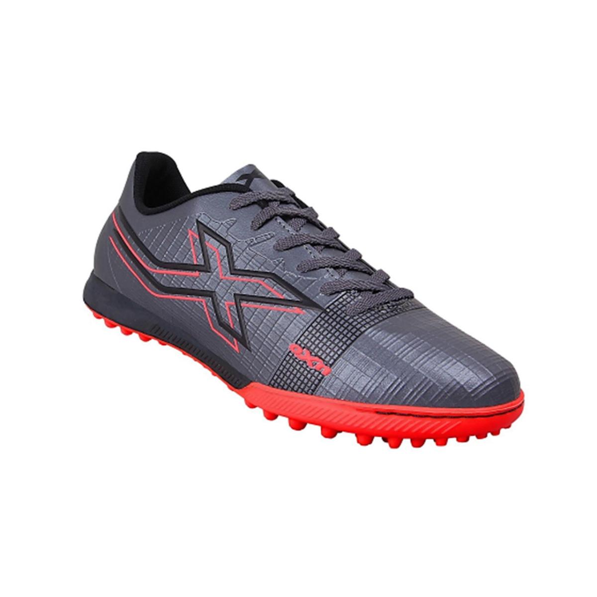 Imagem 1 do produto Chuteira Futebol Masculina Society Velox 4 Grafite/Preto/Coral Oxn