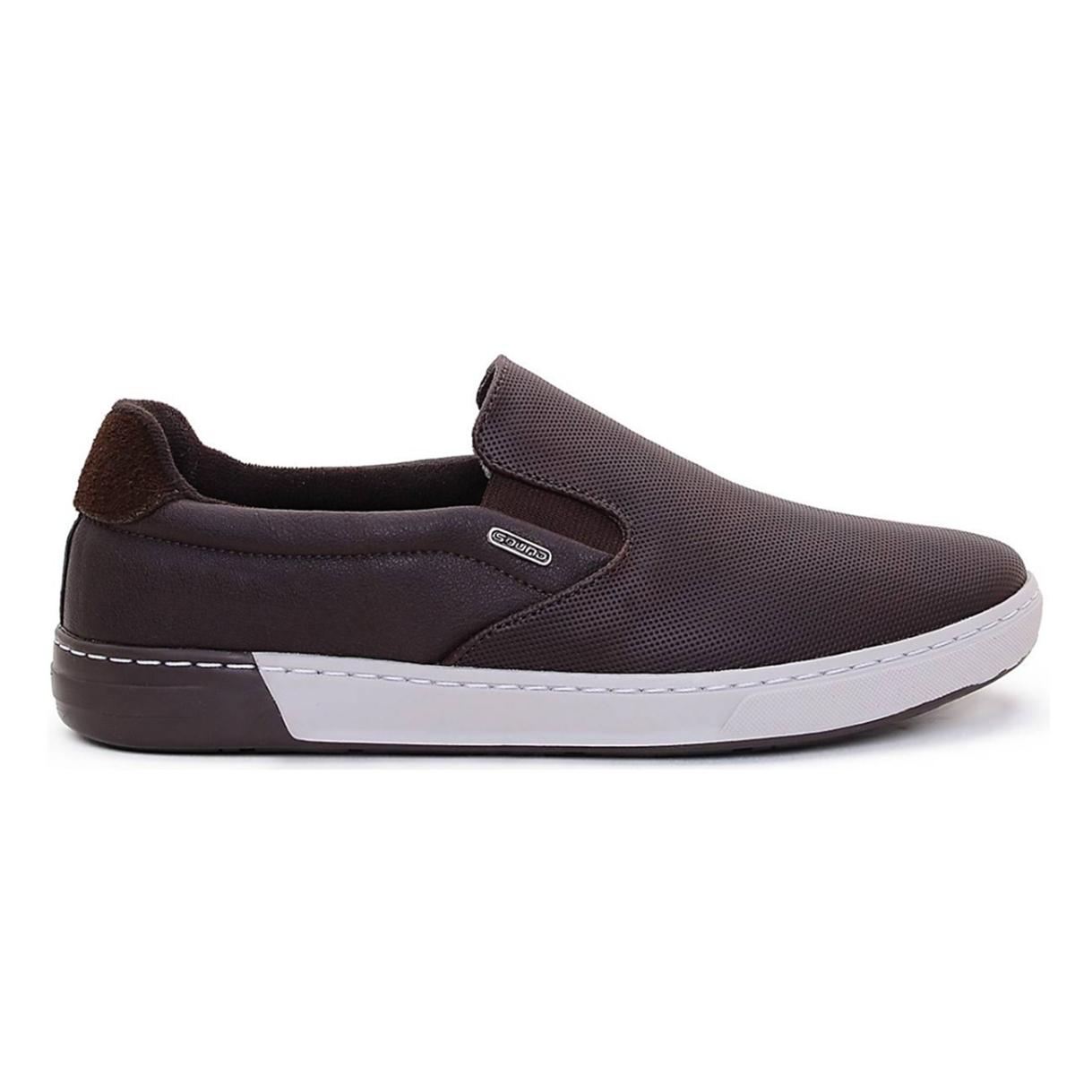 Imagem 1 do produto Tênis Slip On Masculino ZI612 Café Sound