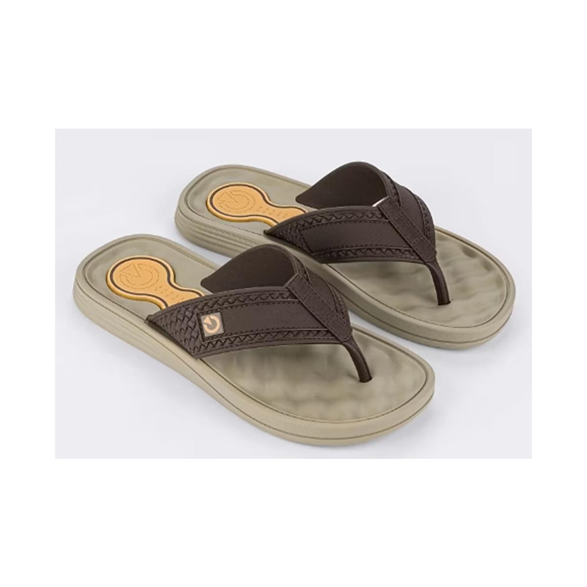 Imagem 1 do produto Chinelo Masculino Adulto Egeu Marrom/Bege Cartago