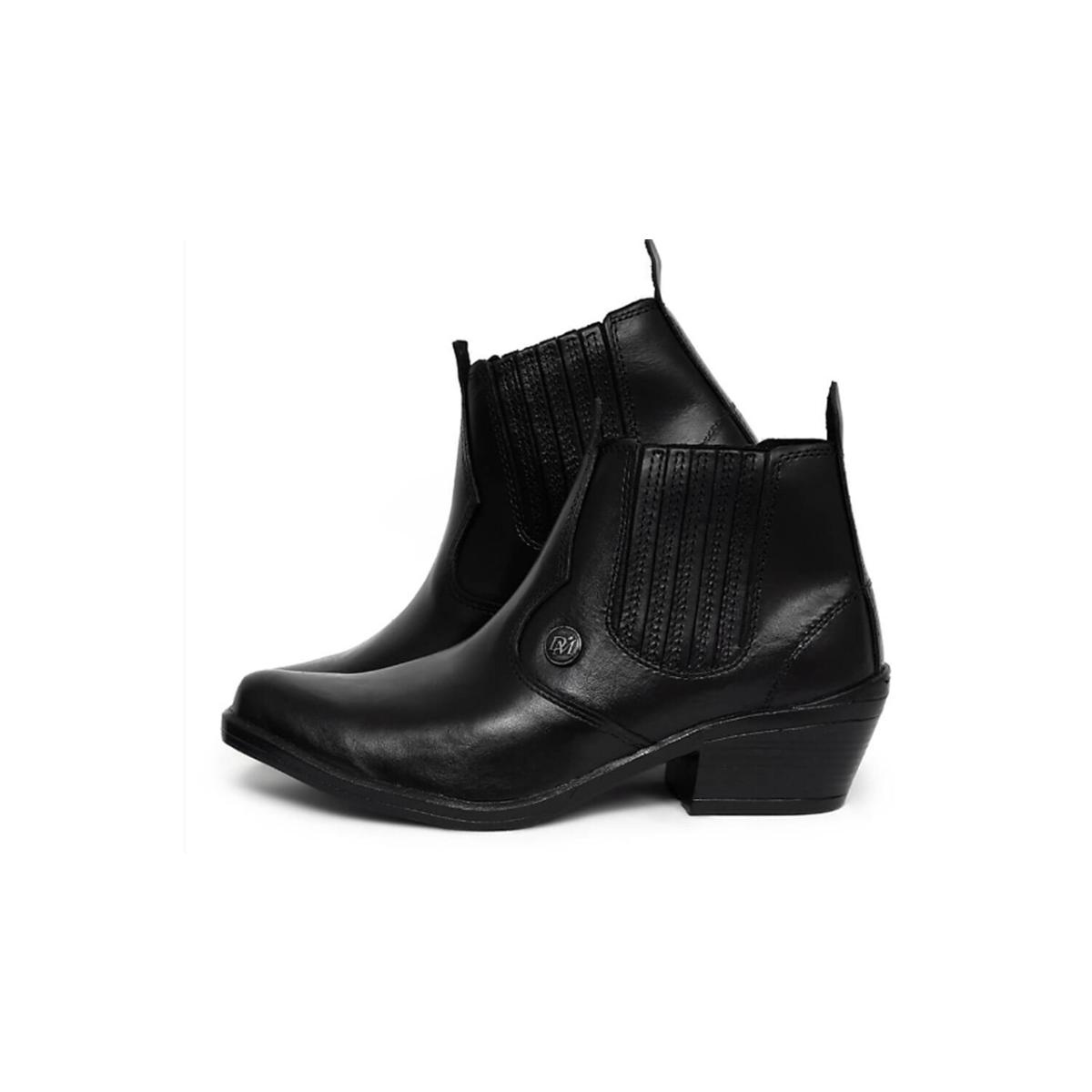 Imagem 2 do produto Bota Masculina Country Couro Preto Da Matta