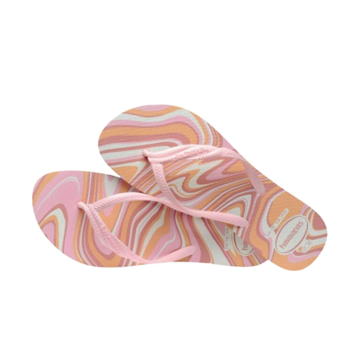 Imagem 2 do produto Chinelo Feminino Slim Fantasia Rosa Havaianas