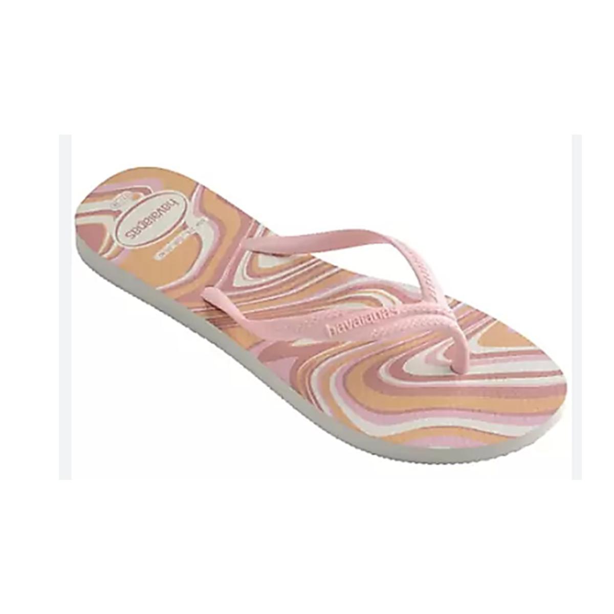 Imagem 1 do produto Chinelo Feminino Slim Fantasia Rosa Havaianas