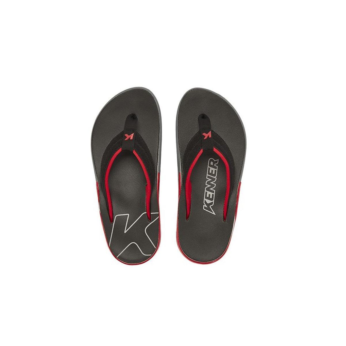 Imagem 2 do produto Chinelo Masculino Action DIJ-03 Gel Preto/Vermelho Kenner