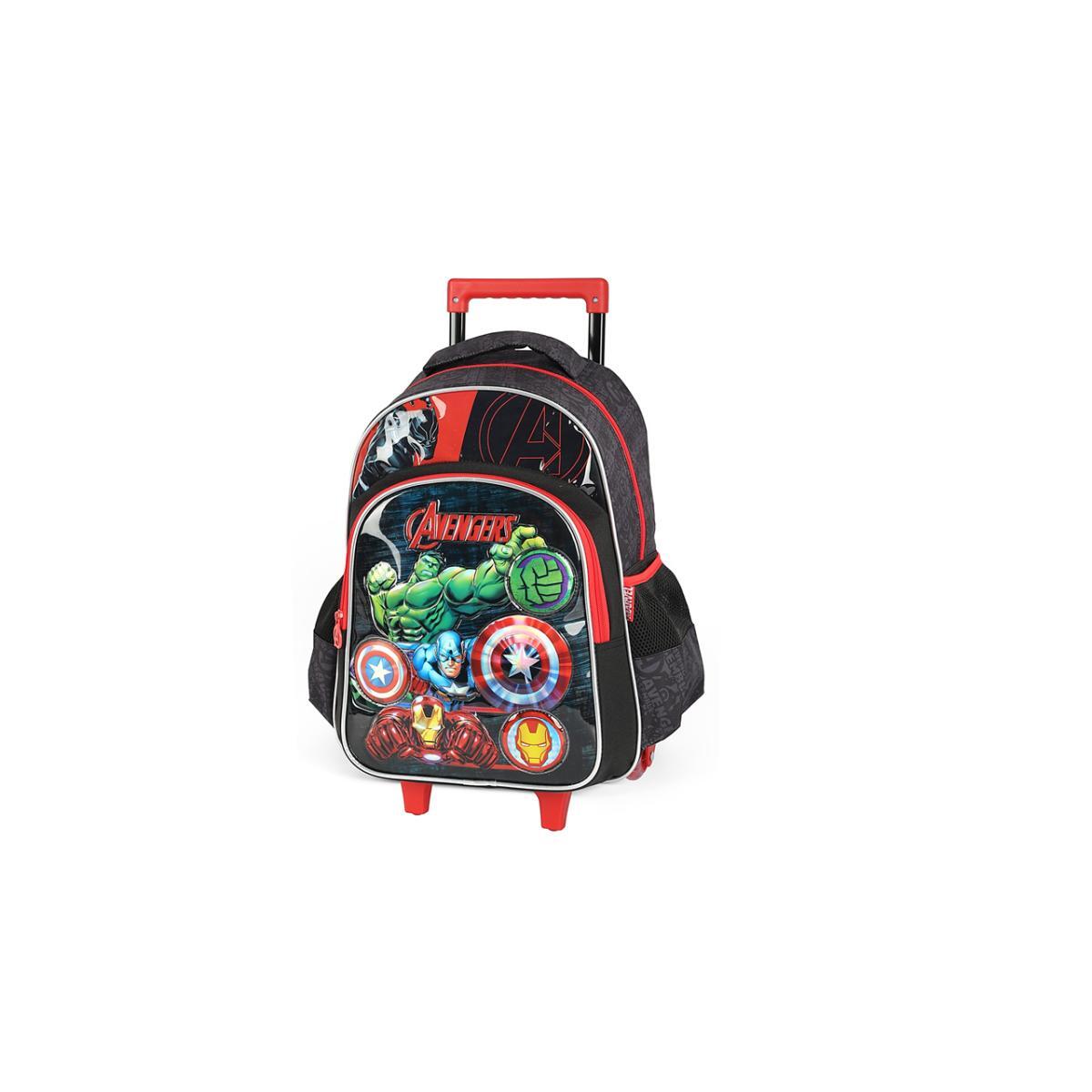 Imagem 2 do produto Mochila Rodinha Avengers Alto Relevo Luxcel 020528