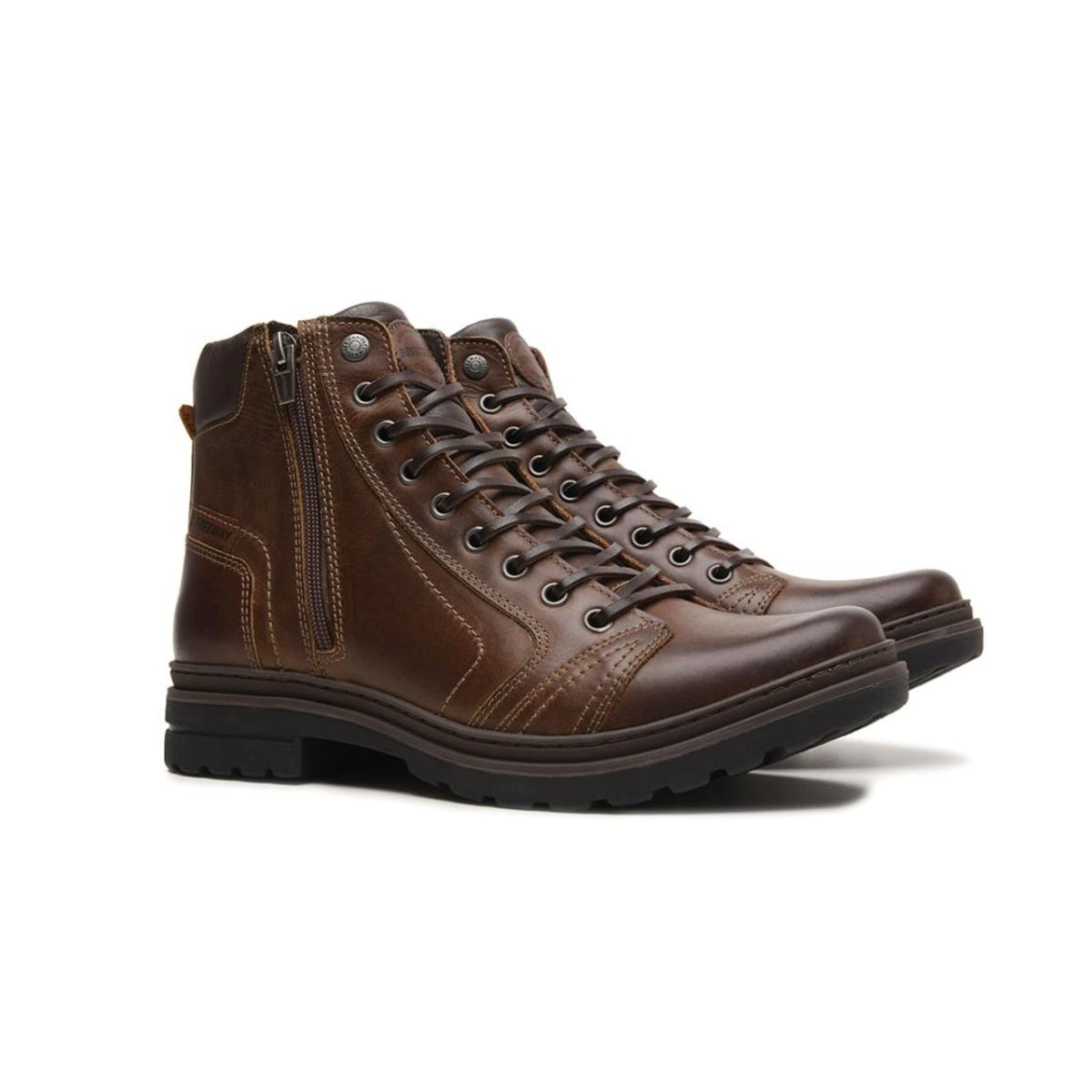 Imagem 4 do produto Coturno Masculino Absolut X Couro Havana Freeway 022204