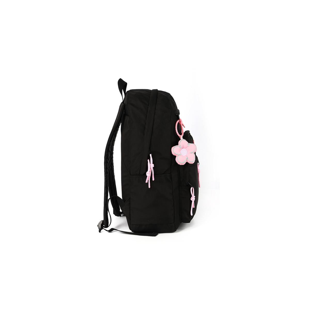 Imagem 2 do produto Mochila Escolar Juvenil Chaveiro Flor Up4you 020639