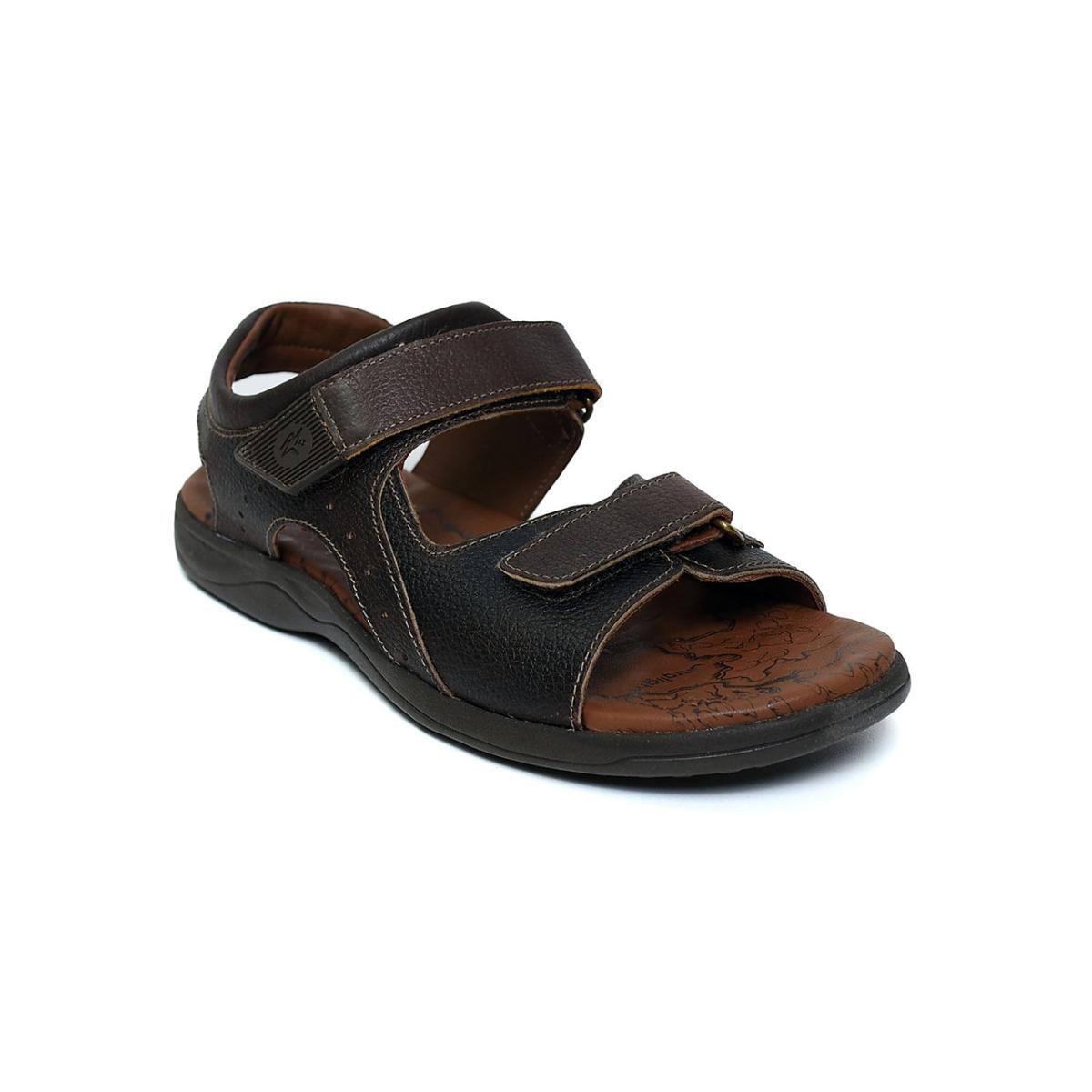 Imagem 2 do produto Sandália Masculina Couro Texas Pinhão Freeway 019872