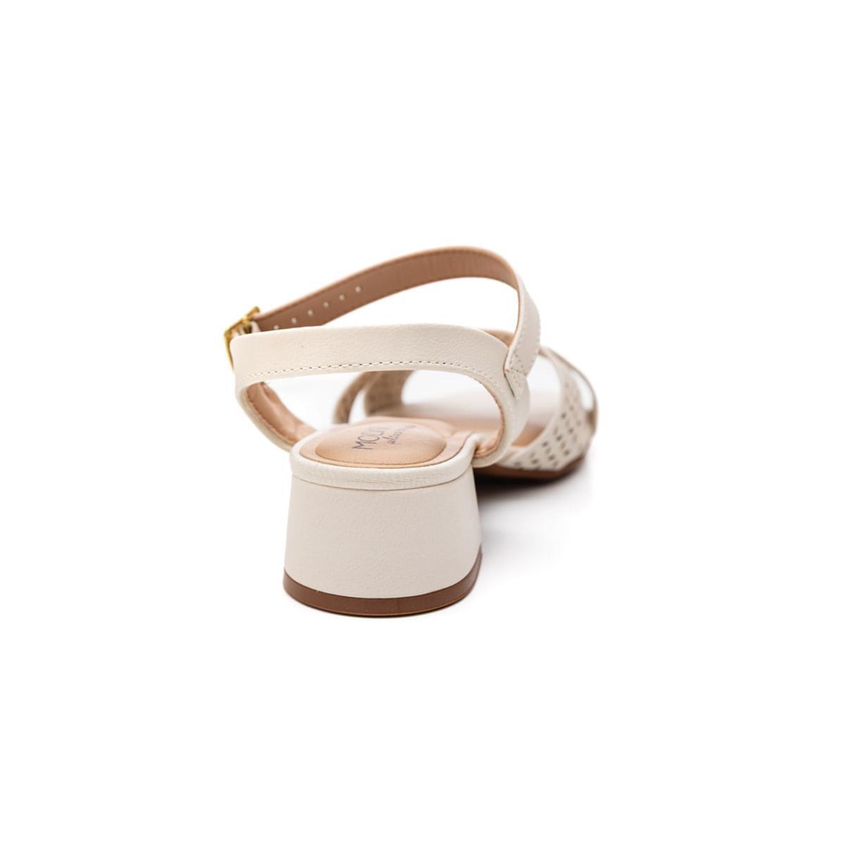 Imagem 2 do produto Sandália Salto Baixo Perfuros Modare 021795