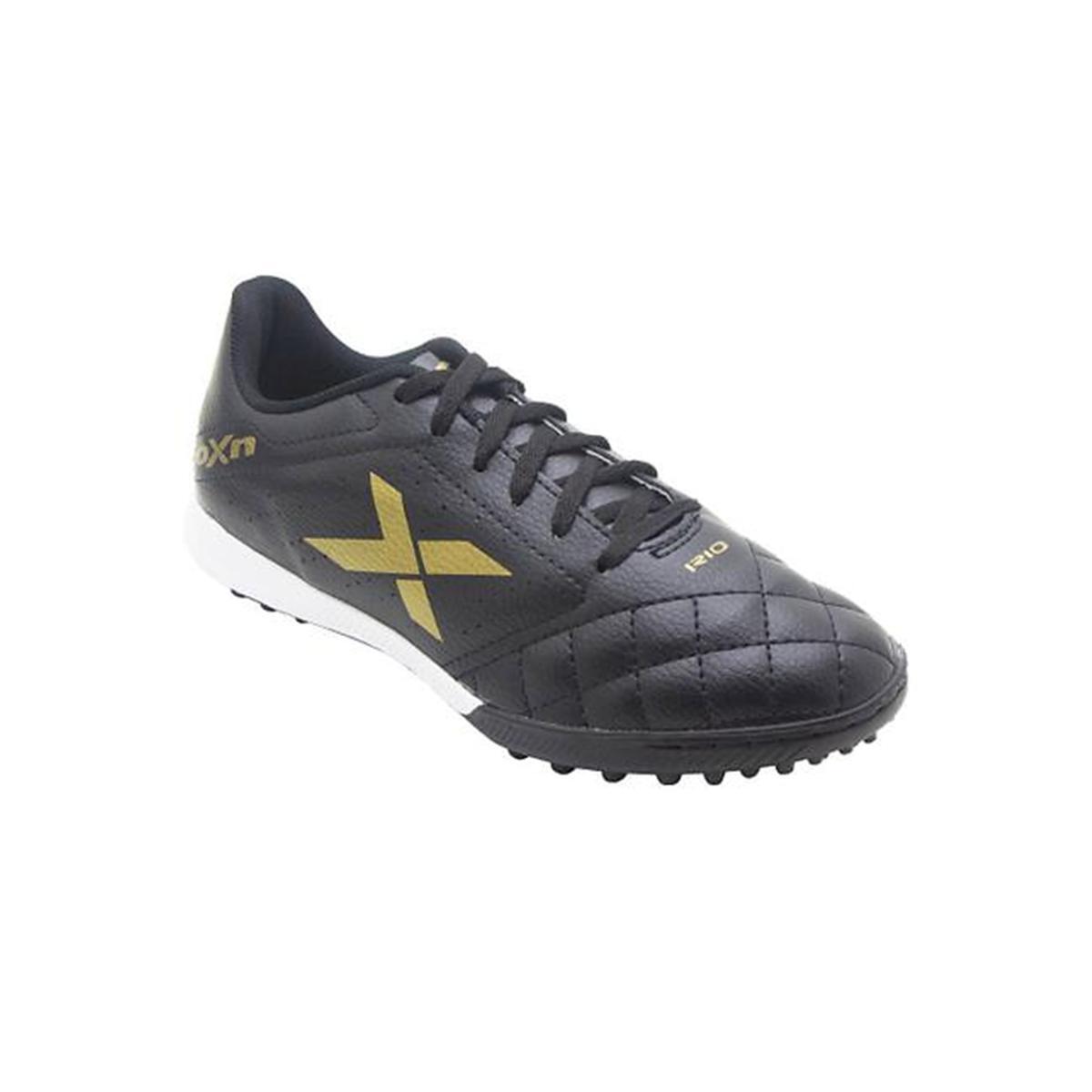 Imagem 4 do produto Chuteira Society Rio Preta/Dourada Oxn