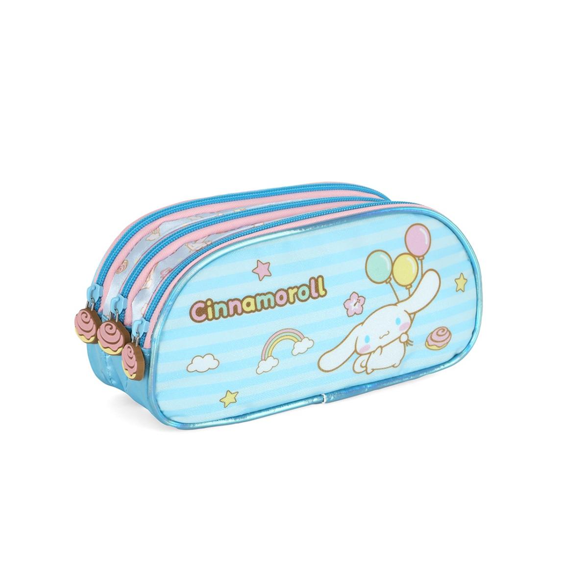 Imagem 2 do produto Estojo Escolar Triplo Cinnamoroll Luxcel 021739
