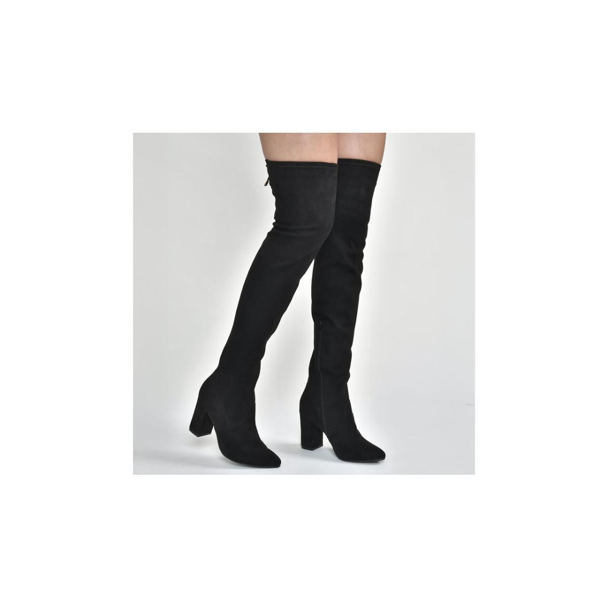 Imagem 5 do produto Bota Feminina Over The Knee Camurça Via Marte 021259