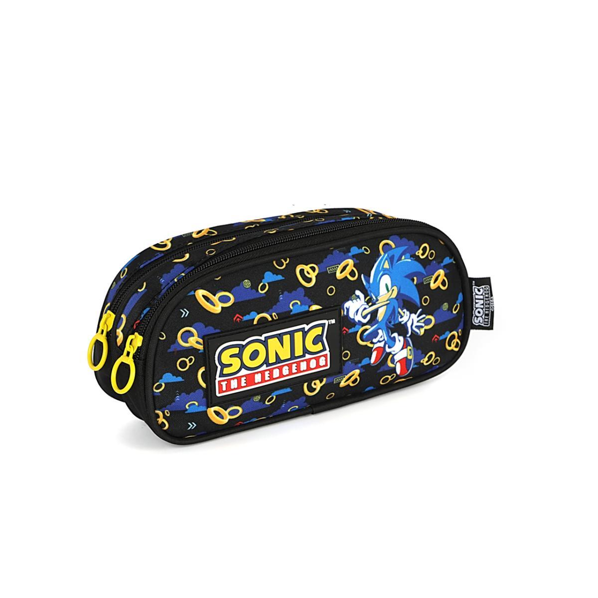 Imagem 2 do produto Estojo Escolar Duplo Sonic Luxcel 020641