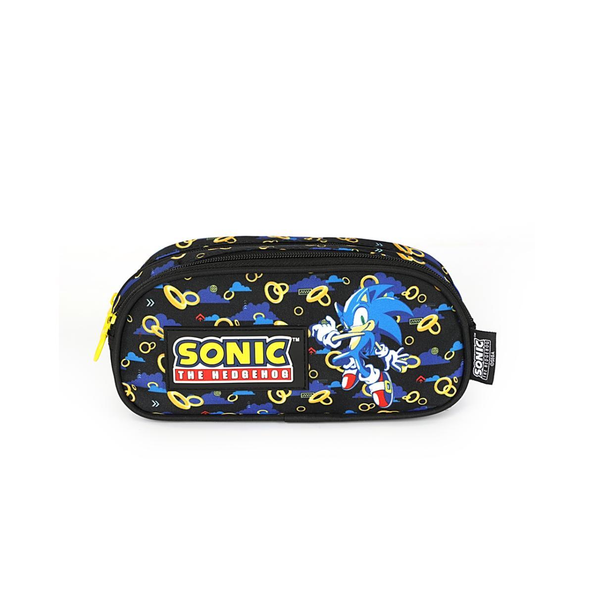 Imagem 1 do produto Estojo Escolar Duplo Sonic Luxcel 020641