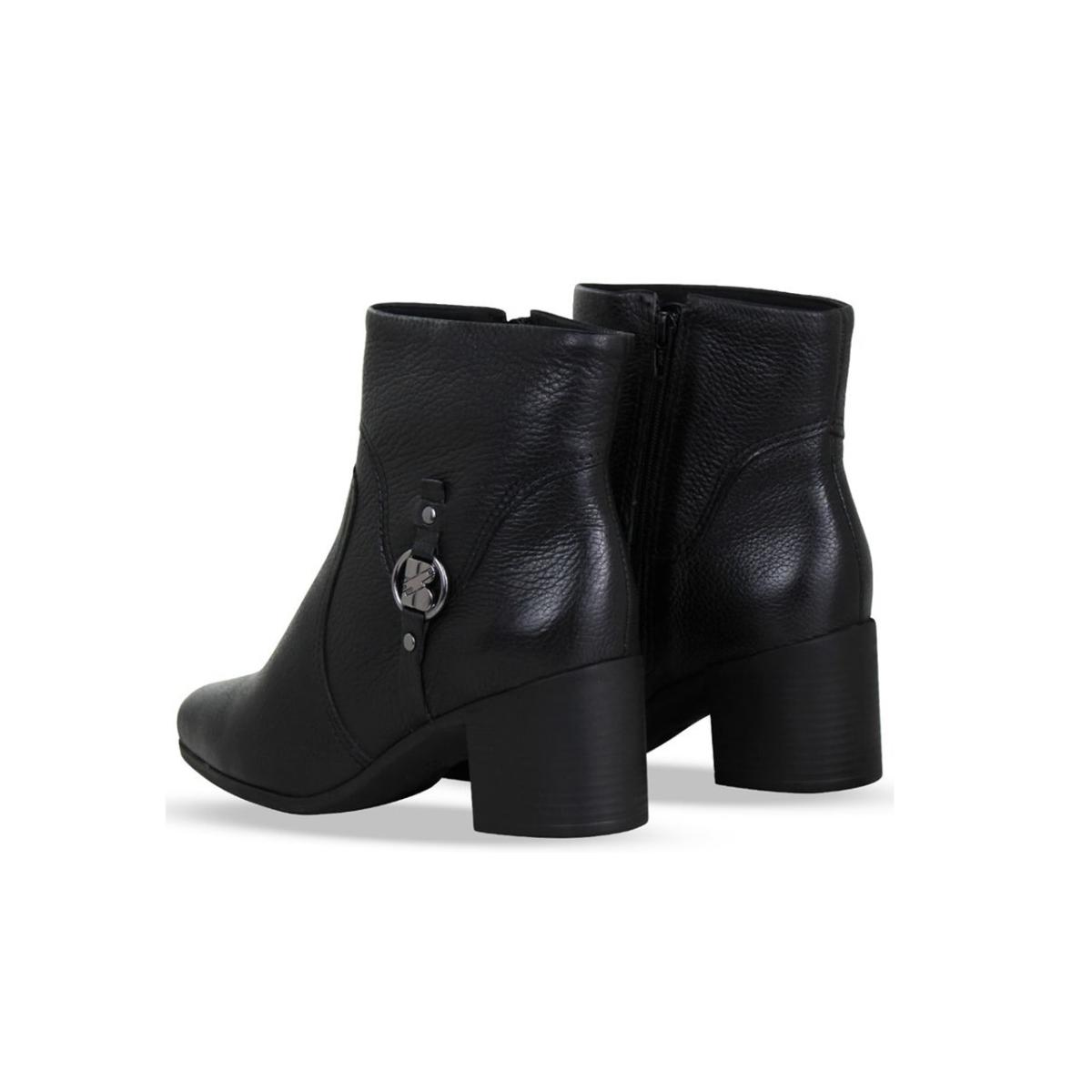Imagem 3 do produto Bota Feminina Cano Baixo Couro Burnish Bottero 022607