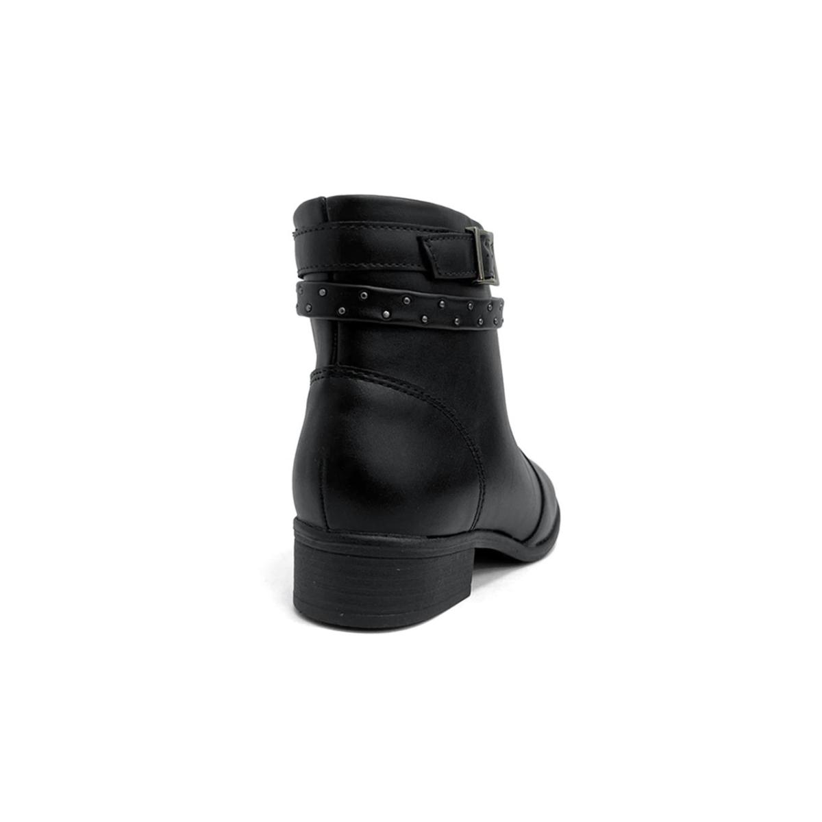 Imagem 4 do produto Bota Feminina Ultraconforto Cano Curto Fivela Modare 022757